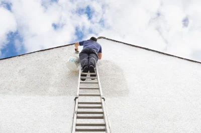 Peinture extérieure à Landebaëron — façades et ravalement
